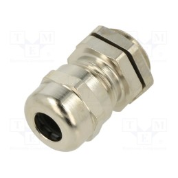10 pcs : EM-SGL-M16-MET-E - Cable gland, M16, 1.5, IP68, brass, Entrelec