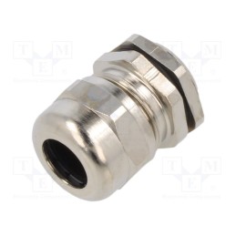 10 pcs : EM-SGL-PG135-MET-C - Cable gland, PG13,5, IP68, brass, Entrelec