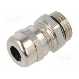 10 pcs : EM-SG-M16-MET-A - Cable gland, without nut, M16, IP68, brass, Entrelec