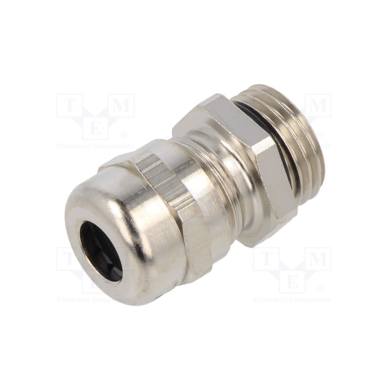 10 pcs : EM-SG-M16-MET-A - Cable gland, without nut, M16, IP68, brass, Entrelec