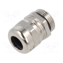 10 pcs : EM-SG-M20-MET-C - Cable gland, without nut, M20, IP68, brass, Entrelec