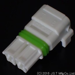 20 pcs - 02R-WPJV-1-SMM (NN). JST, WPJ Female Connector Housing, 5mm Pitch, 2 Way, 1 Row