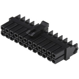 5 pcs - Molex Connector Housing, 2 Row