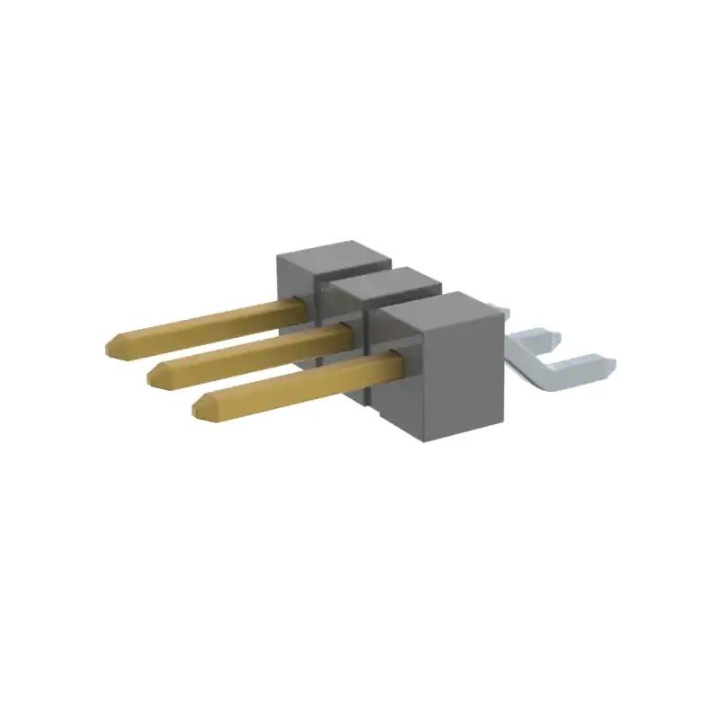 50 pcs - TSM-103-01-F-SH Samtec TSM Series Horizontal Surface Mount Pin Header, 3 Contact(s), 2.54mm Pitch, 1 Row(s), Unshrouded