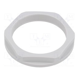 10 pcs : EP-LN-M75-LGR-A - Nut, M75, polyamide, 85mm, light grey, Thread: metric, Pitch: 2
