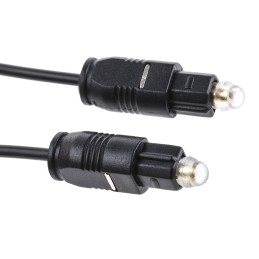 1 pcs - RS PRO Male TOSlink to Male TOSlink Optical Audio Cable, 1.5m