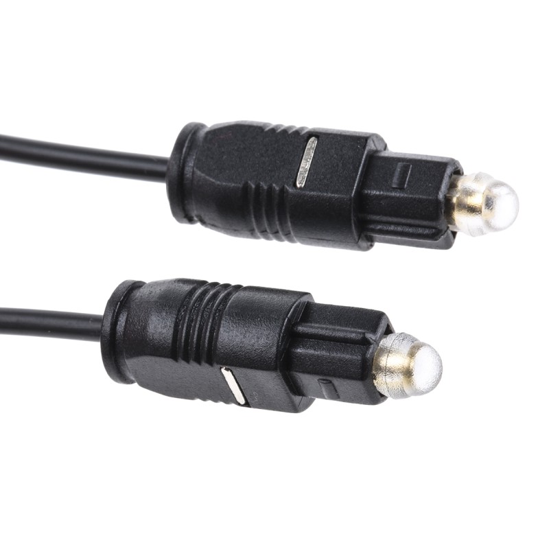 1 pcs - RS PRO Male TOSlink to Male TOSlink Optical Audio Cable, 1.5m