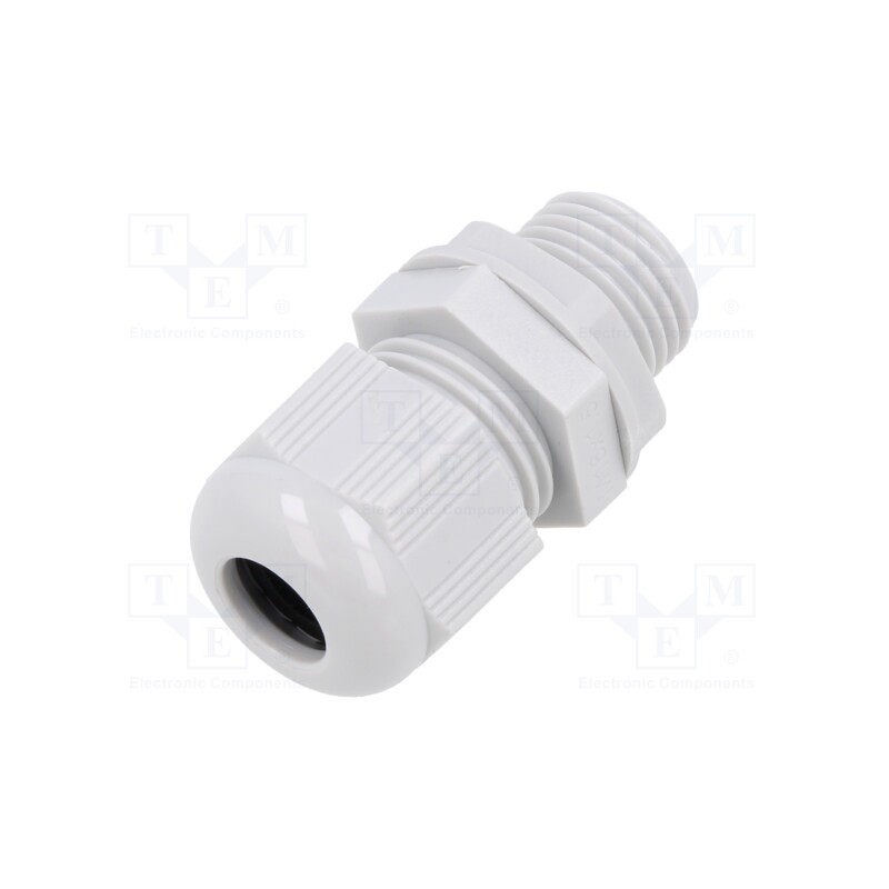 50 pcs : EP-SGL-M16-LGR-J - Cable gland, M16, 1.5, IP68, polyamide, light grey, Entrelec
