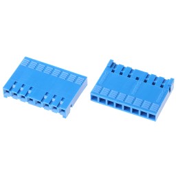50 pcs - 65240-008LF Amphenol Communications Solutions, DUBOX Female Connector Housing, 2.54mm Pitch, 8 Way, 1 Row