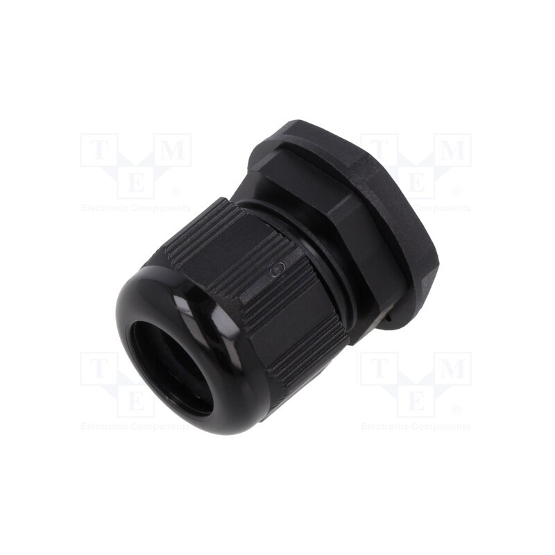 10 pcs : EP-SGL-M25-BL-A - Cable gland, M25, 1.5, IP68, polyamide, black, Entrelec