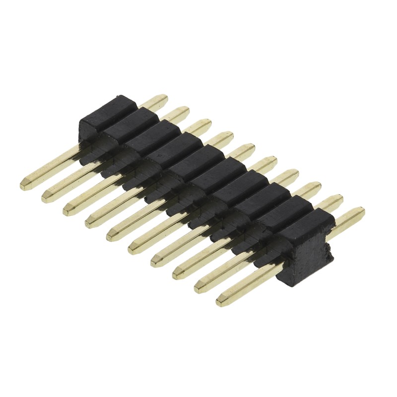 20 pcs - M52-040023V1045 HARWIN Archer M52 Series Straight Through Hole Pin Header, 10 Contact(s), 1.27mm Pitch, 1 Row(s), Unshr