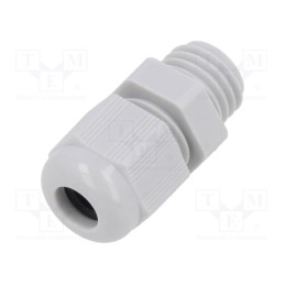 50 pcs : EP-SG-M12-LGR-D - Cable gland, without nut, M12, 1.5, IP68, polyamide, light grey