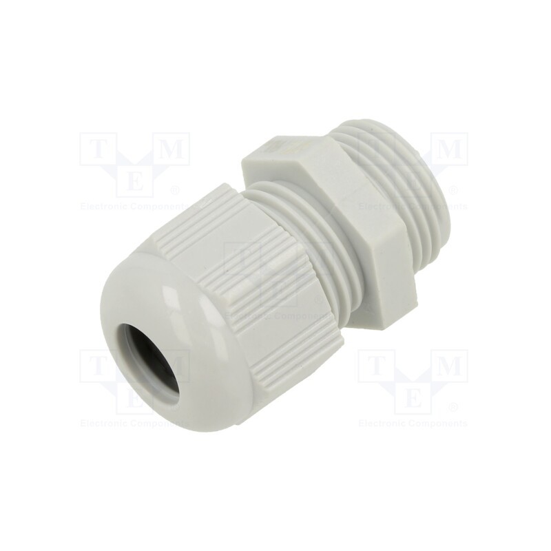 50 pcs : EP-SG-PG11-LGR-B - Cable gland, without nut, PG11, IP68, polyamide, light grey