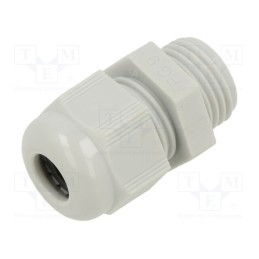 50 pcs : EP-SG-PG9-LGR-B - Cable gland, without nut, PG9, IP68, polyamide, light grey