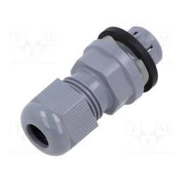 10 pcs : EP-SIG-SZ16-GR-B - Cable gland, M16, IP68, polyamide, grey, push-in, Entrelec