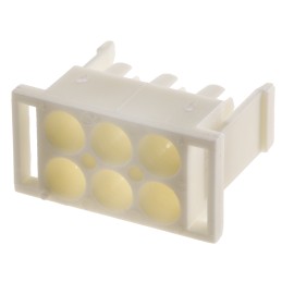 20 pcs - 770020-1 TE Connectivity, Universal MATE-N-LOK II Male Connector Housing, 6.35mm Pitch, 6 Way, 2 Row