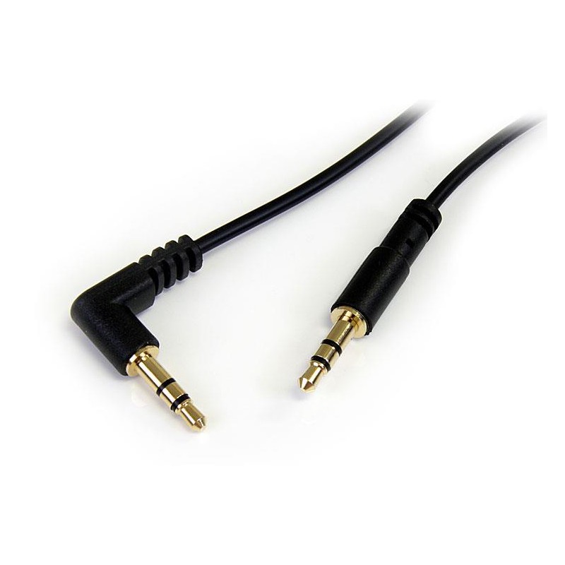 1 pcs - StarTech.com Male 3.5mm Stereo Jack to Male 3.5mm Stereo Jack Aux Cable, Black, 1.8m