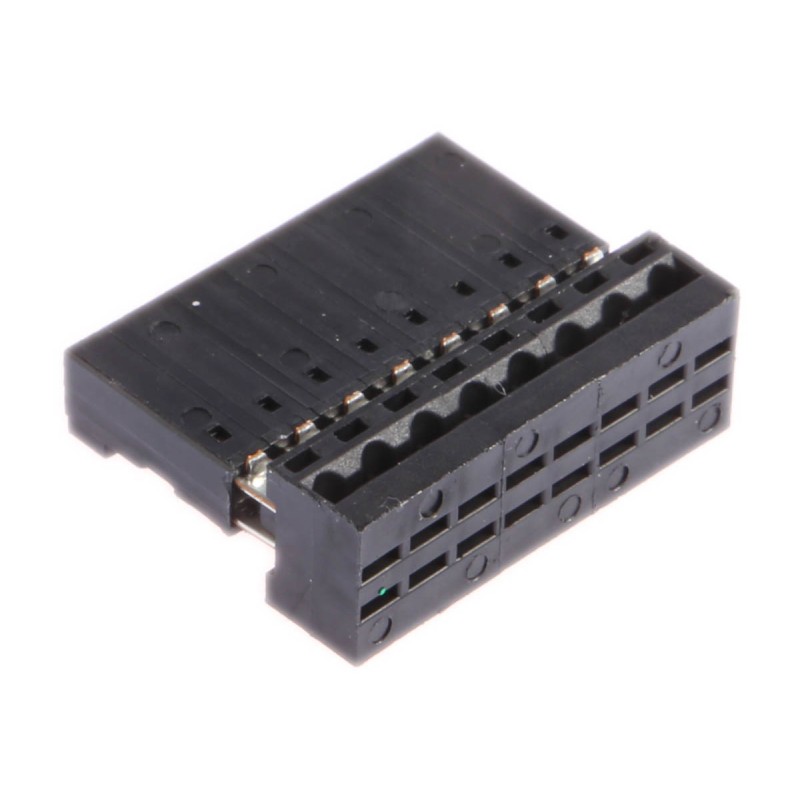 20 pcs - 661008151922 Stelvio Kontek 8-Way IDC Connector Socket for Cable Mount, 1-Row