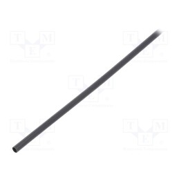 20 m : RNF-100-3/32-0-STK - Heat shrink sleeve, glueless,flexible, 2: 1, 2.4mm, L: 1.2m, black