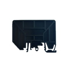 50 pcs - 1880450000 Weidmuller W Series End Cover for Use with W-Series Modular Terminals