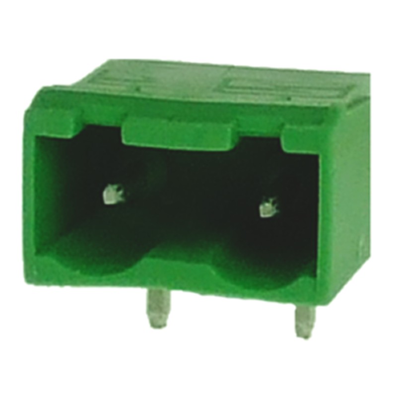 50 pcs - RS PRO 7.62mm Pitch 2 Way Right Angle Pluggable Terminal Block, Header, Through Hole, Solder Termination