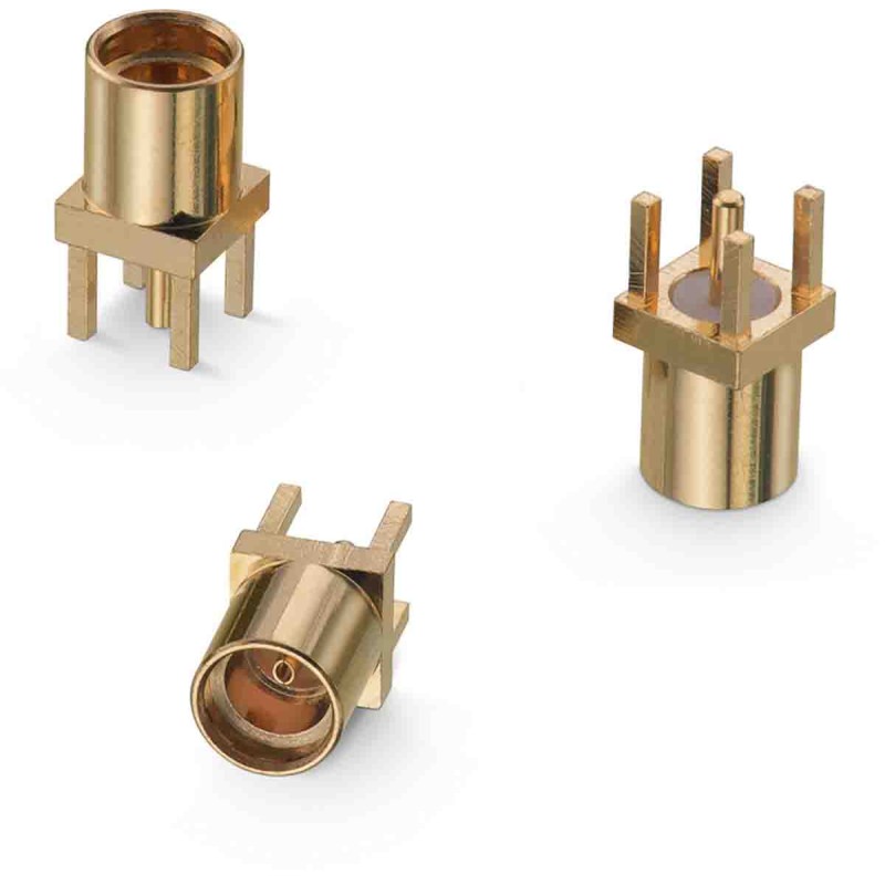 1 pcs - Wurth Elektronik WR-MMCX Series, jack Through Hole MMCX Connector, 50Ω, Solder Termination, Straight Body