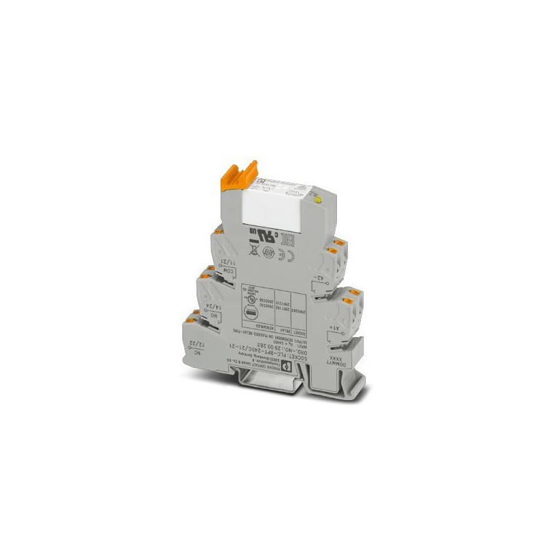 1 pcs - Phoenix Contact PLC-RPT- 12DC/21HC Series Interface Relay, DIN Rail Mount, 12V dc Coil, SPDT, 1-Pole