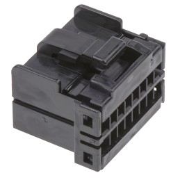 1 pcs - TE Connectivity, MULTILOCK 040 Male Connector Housing, 2.5mm Pitch, 16 Way, 2 Row