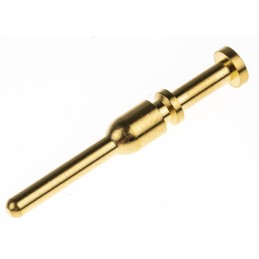 20 pcs - 1621579 Phoenix Contact Male Crimp Circular Connector Contact, Contact Size 2mm, Wire Size 0.25 - 1 mm²