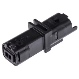 20 pcs - 211PL022S0049 Delphi, 211PL Male Connector Housing, 3.33mm Pitch, 2 Way, 1 Row