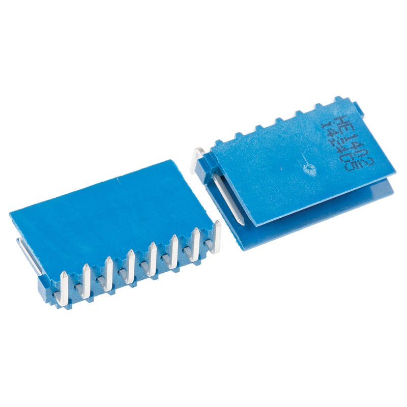 50 pcs - 281698-8 TE Connectivity AMPMODU HE14 Series Right Angle Through Hole PCB Header, 8 Contact(s), 2.54mm Pitch, 1 Row(s),
