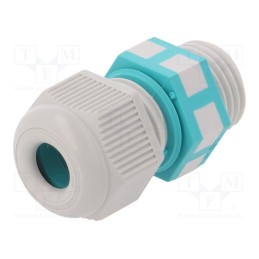 10 pcs : THA.450.A0E - Cable gland, M16, 1.5, IP68, polyamide, grey, UL94V-2