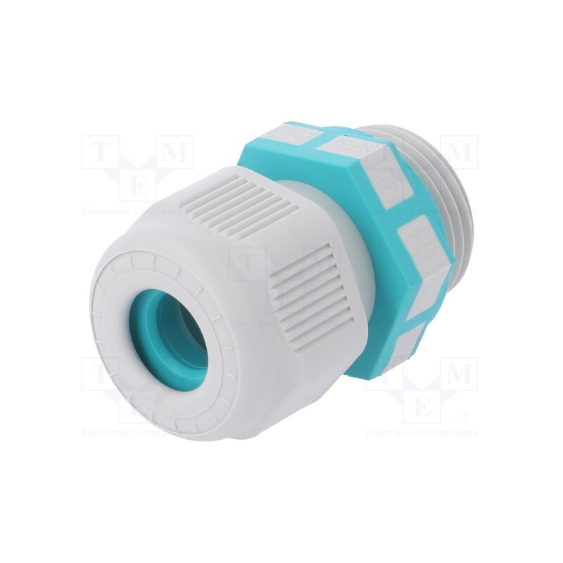 10 pcs : THA.451.B0E - Cable gland, M20, 1.5, IP68, polyamide, grey, UL94V-2