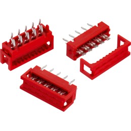 20 pcs - 690207101472 Wurth Elektronik 14-Way IDC Connector Plug for Cable Mount, 2-Row