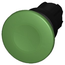 1 pcs - Siemens 3SU1 Series Green Momentary Push Button Head, 22mm Cutout, IP66, IP67, IP69K