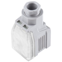 1 pcs - Hirschmann GDME 2P+E DIN 43650 A, Female Solenoid Valve Connector, 400 V ac Voltage