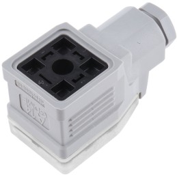 1 pcs - Hirschmann GDME 2P+E DIN 43650 A, Female Solenoid Valve Connector, 400 V ac Voltage