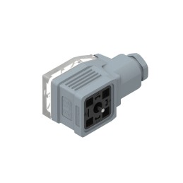 1 pcs - Hirschmann GDME 2P+E DIN 43650 A, Female Solenoid Valve Connector, 400 V ac Voltage
