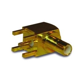 1 pcs - Amphenol RF 142146 Series, jack PCB Mount, 50Ω, Through Hole Termination, Right Angle Body