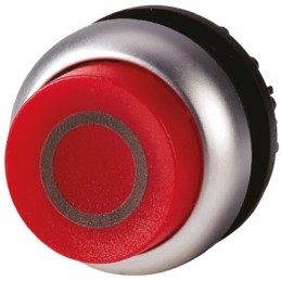 1 pcs - Eaton RMQ Titan M22 Series Red Momentary Push Button Head, 22mm Cutout, IP69K