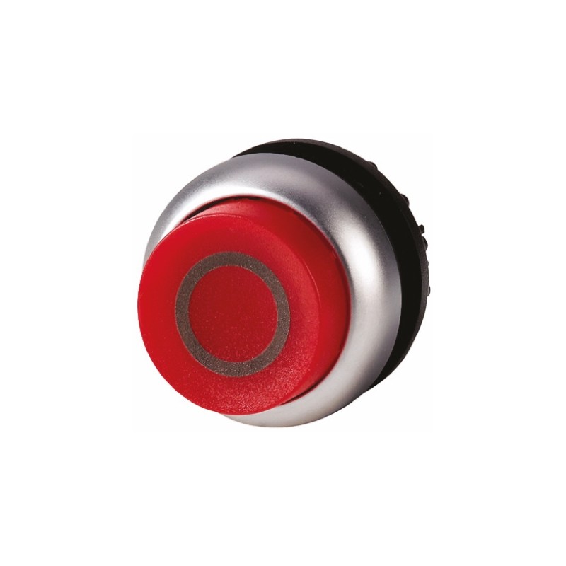 1 pcs - Eaton RMQ Titan M22 Series Red Momentary Push Button Head, 22mm Cutout, IP69K