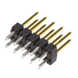 20 pcs - 90131-0765 Molex C-Grid III Series Straight Through Hole Pin Header, 10 Contact(s), 2.54mm Pitch, 2 Row(s), Unshrouded