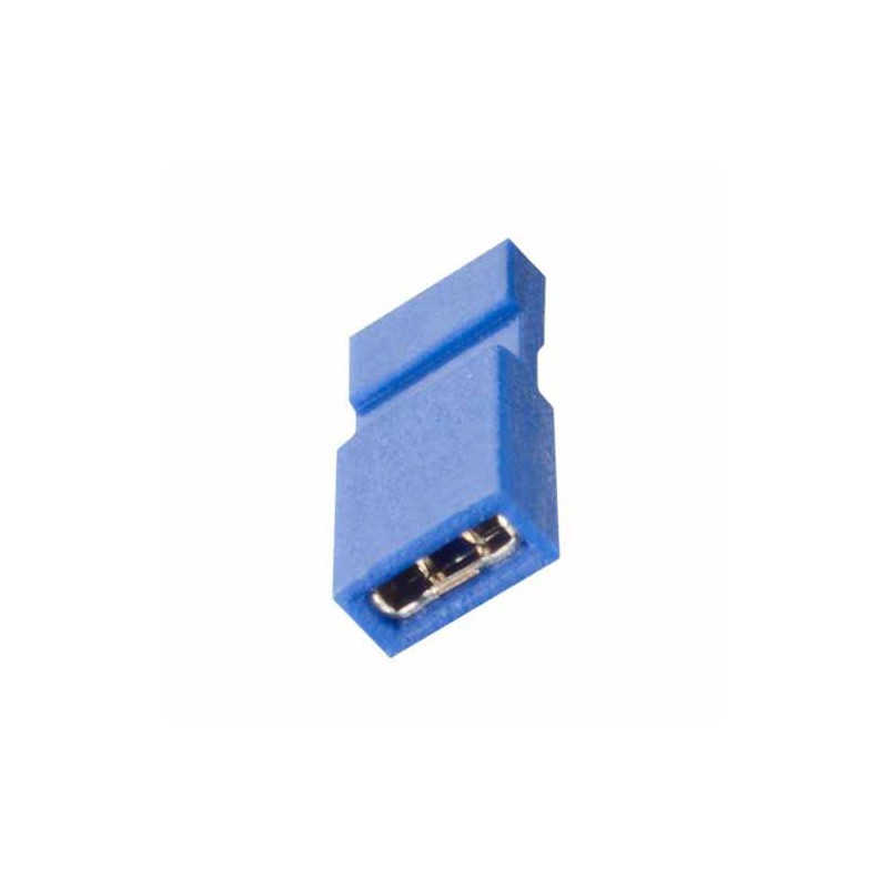 100 pcs - M50-2030005 HARWIN, M50 Jumper Female Straight Blue Jumper Socket 2 Way 1 Row 1.27mm Pitch