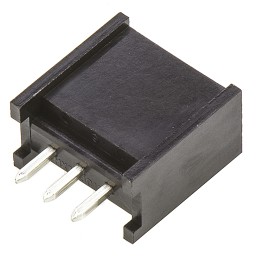 20 pcs - 90136-1203 Molex C-Grid III Series Straight Through Hole PCB Header, 3 Contact(s), 2.54mm Pitch, 1 Row(s), Shrouded