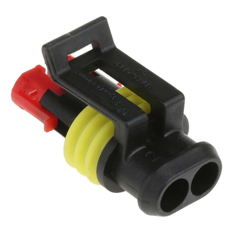 5 pcs - TE Connectivity, AMP Superseal 1.5 Female 2 Way