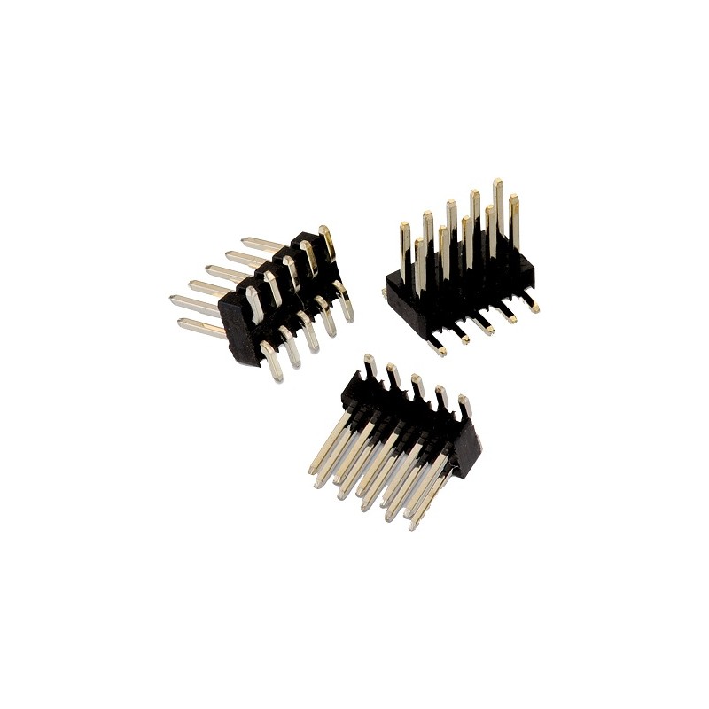 50 pcs - 62100421021 Wurth Elektronik WR-PHD Series Straight PCB Header, 4 Contact(s), 1.27mm Pitch, 2 Row(s)