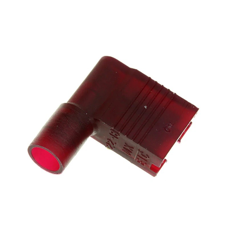 50 pcs - 190060001 Molex 19006 Red Insulated Female Spade Connector, Flag Terminal, 6.35 x 0.81mm Tab Size