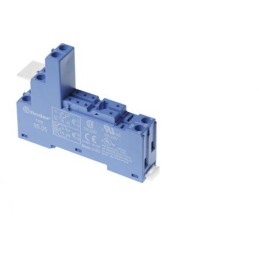 1 pcs - Finder 95 8 Pin 250V ac DIN Rail Relay Socket, for use with 40/41/43 Series Relays