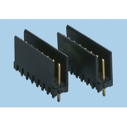 50 pcs - 66101211622 Stelvio Kontek 475 Series Straight Through Hole PCB Header, 12 Contact(s), 2.54mm Pitch, 1 Row(s), Shrouded