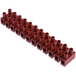 5 pcs - RS PRO Non-Fused Terminal Block, 12-Way, 24A, 2.5 mm² Wire, Screw Down Termination